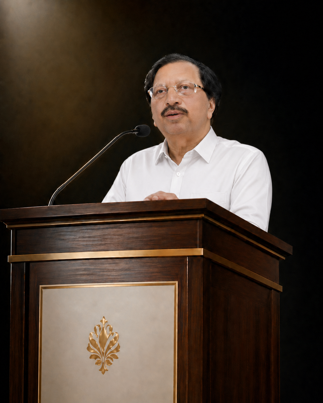 Dr. Ramankutty P.V. delivering a lecture